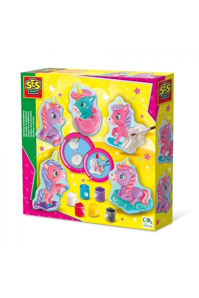 SES Creative Creative Set For Children With Molding And Painting - Baby Unicorn