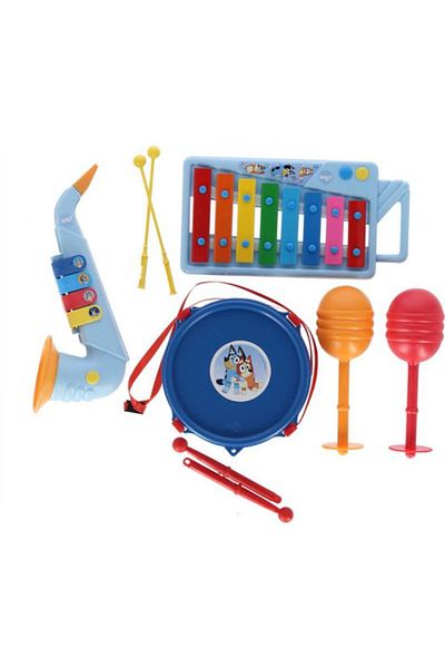 Reig Musicales Set Xilofon, Tamburina, Saxofon Si Maracas Bluey