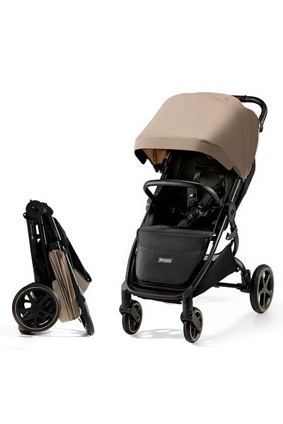 Kinderkraft Sport Stroller, Ultra Compact, Mitzy, 0-22 Kg, Linen Beige