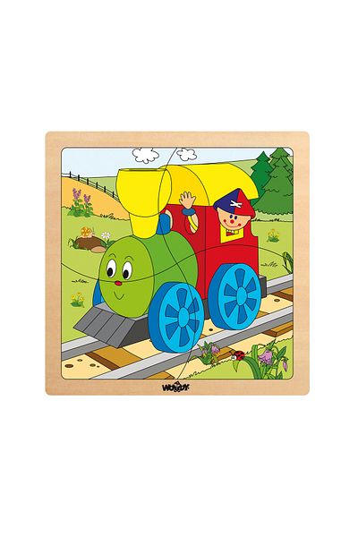 Woody Puzzle din lemn - Diverse imagini (4 piese)