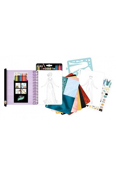 Buki France Fashion Designer Set for Kids - Draw Evening Dresses