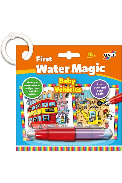 Galt Baby Water Magic: Carte de colorat Vehicule