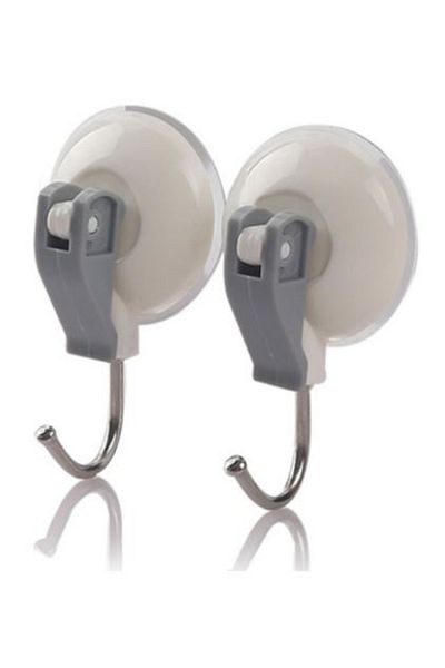COOKSTYLE Very Strong Hook With Suction Cup, 2 Pcs.