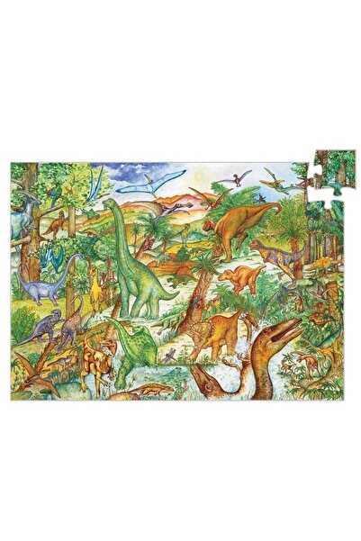 djeco Puzzle gigant 100 piese / Dinozauri