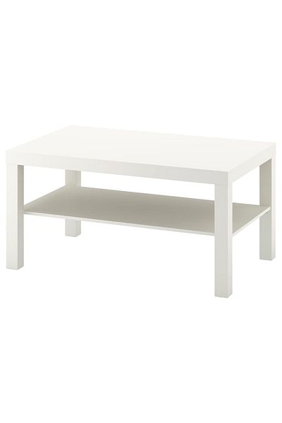 IKEA Coffee table, two-tier white, 90x55 cm