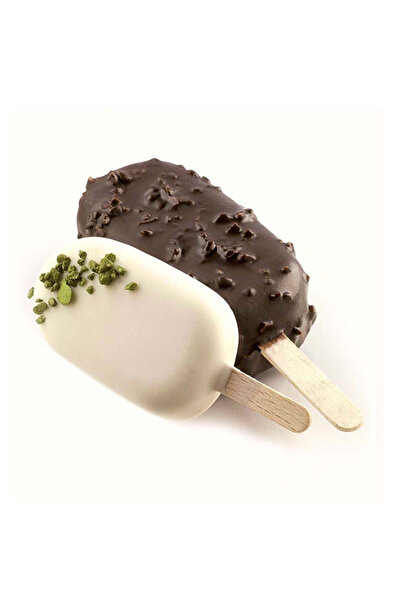 Micostore Set Of 50 Wooden Sticks For Ice Cream And Caramel Apples, Cake Pops, Natural Color, 9 X 1 Cm