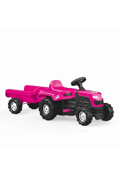 Dolu Šlapací traktor s přívěsem - Jednorožec
