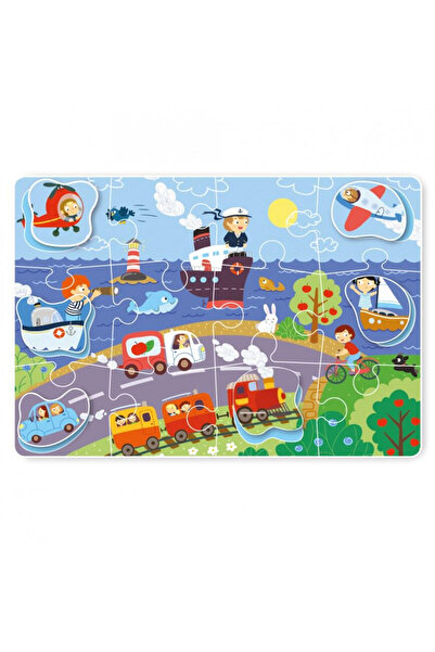 Dodo Puzzle - Descoperim Vehiculele (18 PIESE)