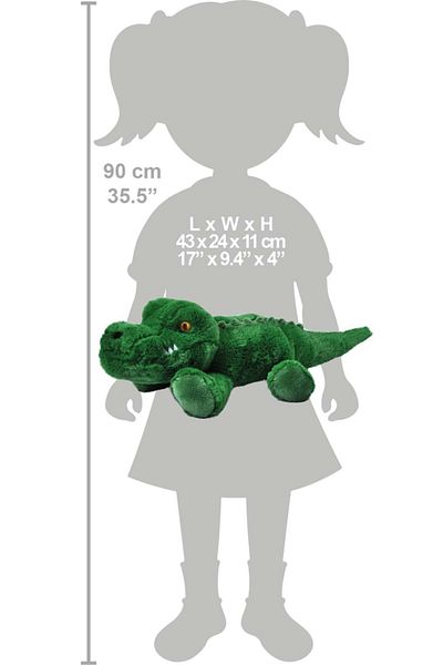 Wild Republic Crocodil Ecokins - Jucarie Plus 30 Cm
