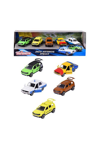Simba Majorette Set 5 Masinute Metalice Dacia