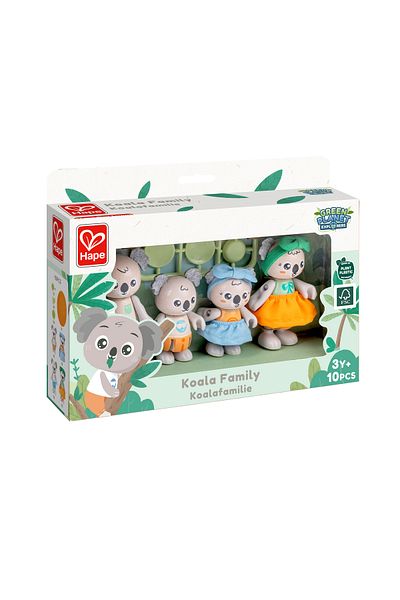 Hape Wooden Toy For Children - Koala Family (10 PIECES)