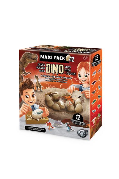 Buki France Dino Eggs Mega Set 12 Fossil Eggs