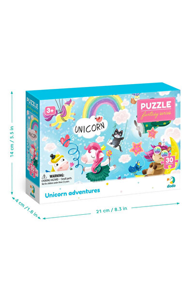 Dodo Puzzle - The Magical Adventures of Unicorns (30 PIECES)