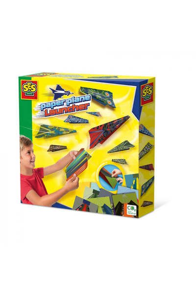SES Creative Παιδικό σετ δημιουργικής δημιουργίας - Εκτοξευτής χάρτινων αεροπ...