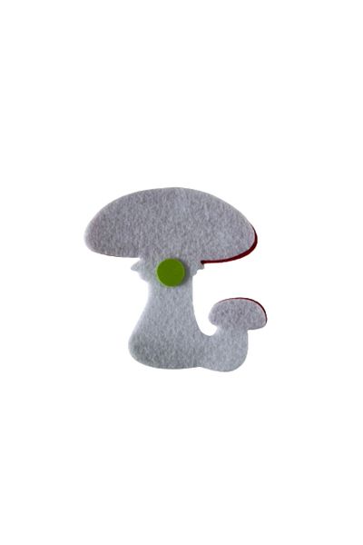 Micostore Felt Mushroom, With Adhesive, 9 X 8.5 Cm, ​​1 Pc/set, Art & Craft Accessories For Children