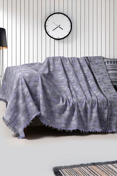 Rell Home طقم غطاء أريكة منسوج مقاس 170 × 220 سم - مزدوج