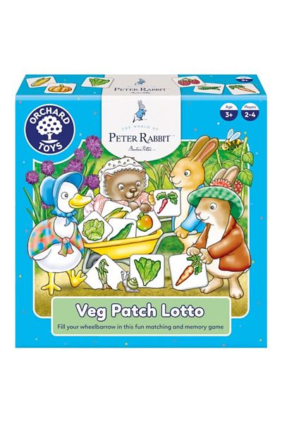 Orchard Toys Joc Educativ Loto Gradina Cu Legume Peter Rabbit