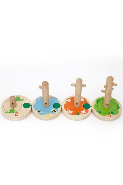 Bebeluc Matching game - Cheerful caterpillar