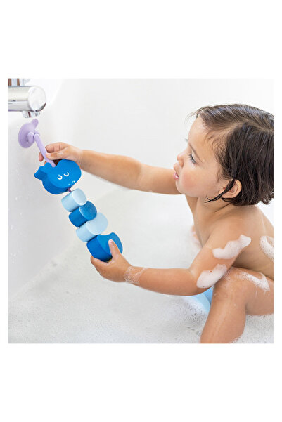 Quut Toys Beedi Hippo, Σετ 5 Σχήματα Αφρού για Μπάνιο