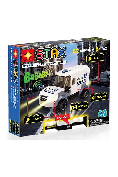 OEM Toy - Children's Construction Set With Lights And Sounds Stax - Armored Car