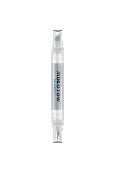 Molotow Aqua Twin 1mm/2-6mm Double-tipped Marker Cool Grey 03