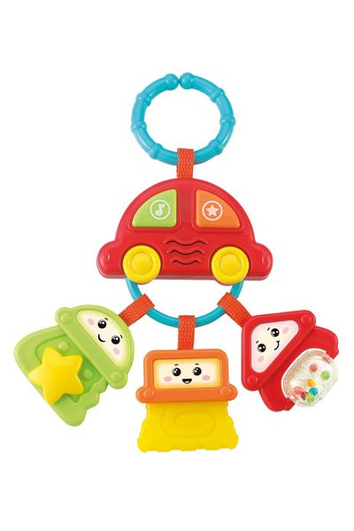 WINFUN Rattle Car With 3 Keys For Babies,