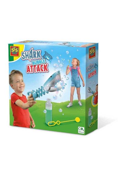SES Creative Set baloane de săpun - Rechin cu gât extensibil