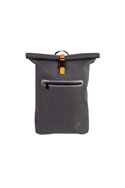Exacompta Rucsac impermeabil pentru laptop de 15,6", ideal pentru călătorii, cu buzunare multiple, culoare gri