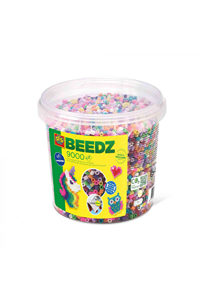 SES Creative Set de mărgele de călcat pentru copii Beedz Trendy Colors, în gă...