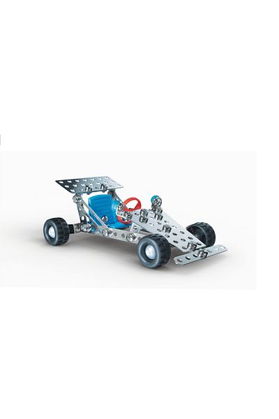 Eitech Race Car Construction Set - Polished Steel Parts