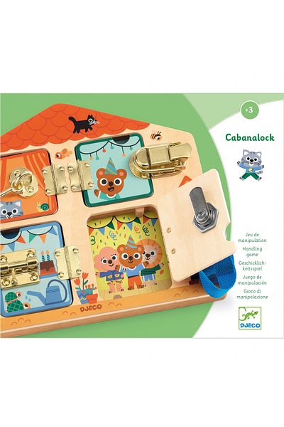 djeco Cabanalock Game, - Εκπαιδευτικό και διαδραστικό παιχνίδι για παιδιά