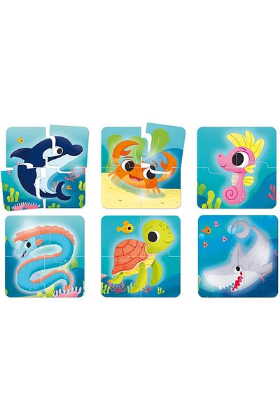 Lisciani Puzzle - Sea Animals