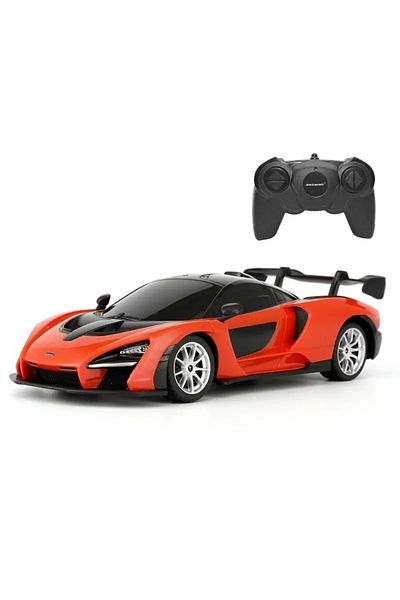 Rastar Masina Cu Telecomanda Mclaren Senna Portocaliu Cu Scara 1 La 24