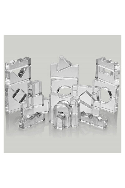 TickiT Clear Crystal, Blocuri Transparente, 25 Buc.,