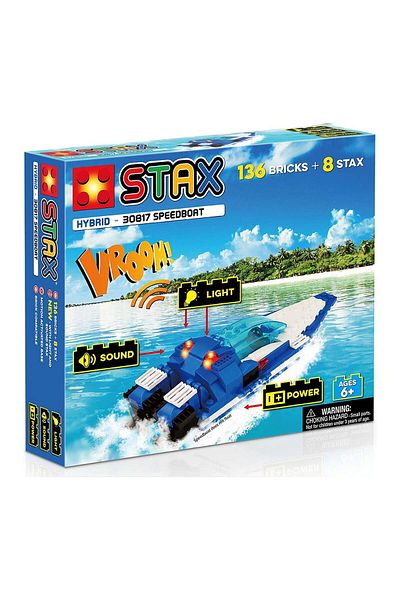 OEM Toy - Stax Light And Sound Construction Sets - Motor Boat