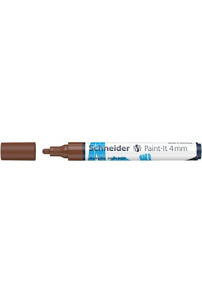 SCHNEIDER Acrylic Paint Marker, Round Tip 4 Mm, Paint-it 320, , 18 Colors