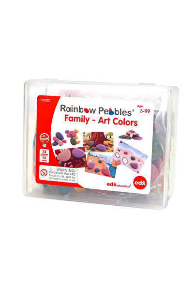 Edx Education Family Pebbles, Set 72 Pietricele Cu Activitati
