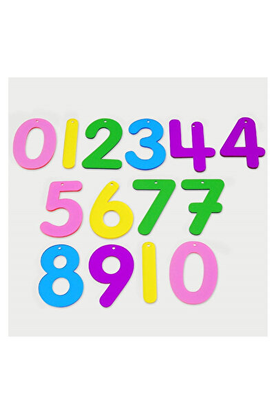 TickiT Set de 14 numere curcubeu translucide pentru mese luminoase și mese