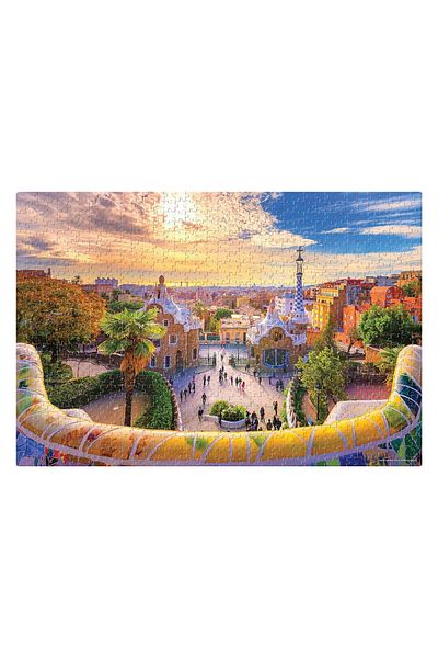 dodotoys Puzzle Parcul Guell, Barcelona, ​​1000 piese