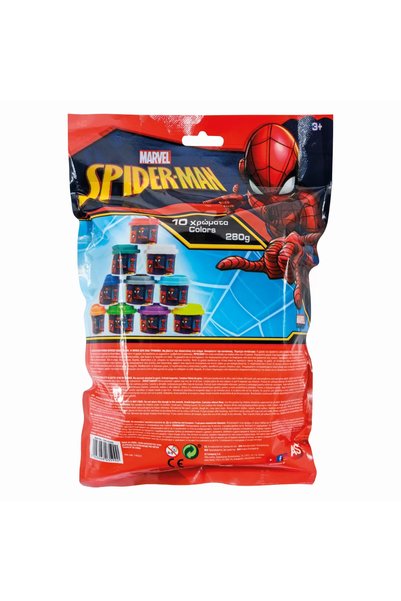 As Set 10 Borcane De Pltilina, Spiderman, In Punga De Pltic