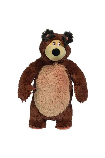 Simba Plush Toy Masha And The Bear, Bean Bag Bear 40 Cm