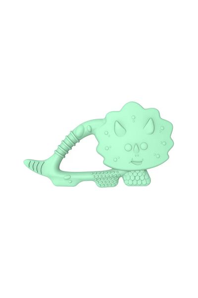 Melii Set of 2 Silicone Teething Toys Dino Shark Model