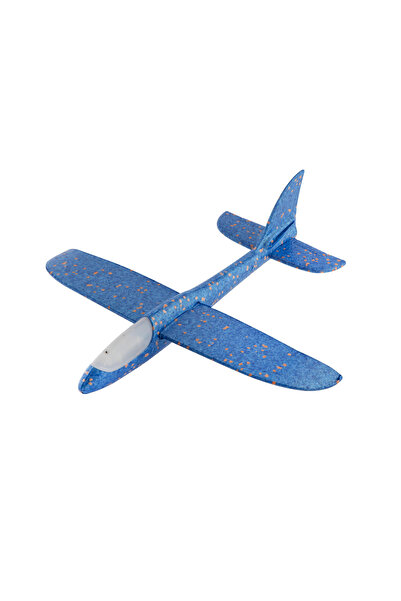 GRAFİX Avion Planor Din Spuma Cu Luminite - Albastru