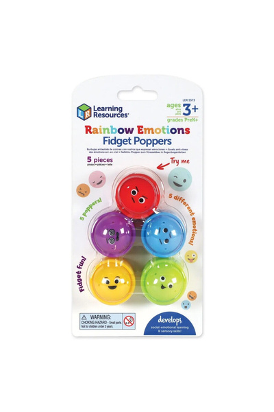 Learning Resources Sada hraček Fidget Poppers - Emoce