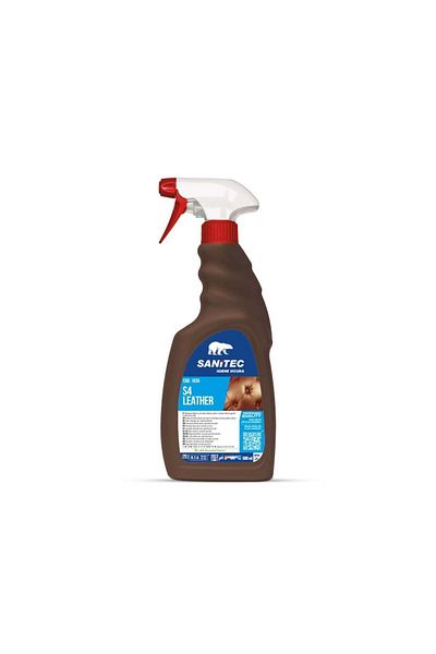 SANITEC Detergent For Leather Surfaces, Sofas, Corners, Chairs, 500 ml S4 Leather,
