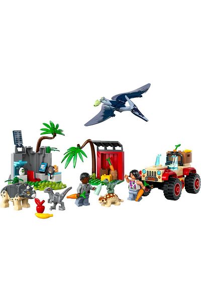 LEGO Jurassic World Puppy Dinosaur Rescue Center - Construction Set for Ages 4 & up (139 Pieces)