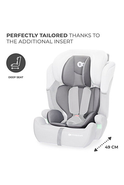 Kinderkraft Scaun auto Comfort Up I-size - Grupa 1/2/3 - Gri