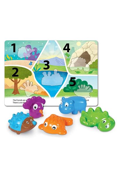 Learning Resources Invatam culorile & numerele cu Spike si prietenii
