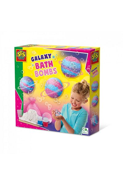 SES Creative Creative children's toy set - Galaxy bath bombs