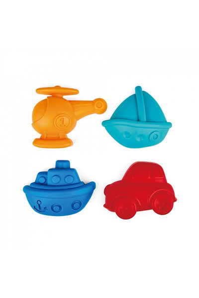 Hape Beach Toy - Set Of Transportation Ss